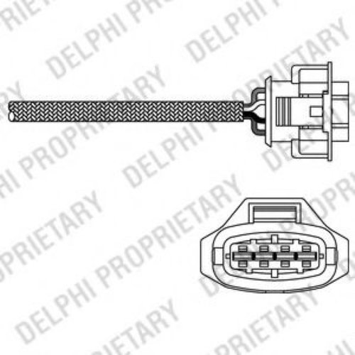 Sonda Lambda FIAT CROMA (194) (2005 - 2016) DELPHI ES20283-12B1 piesa NOUA