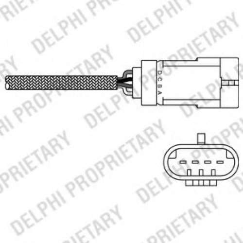 Sonda Lambda FIAT SCUDO combinato (220P) (1996 - 2006) DELPHI ES20310-12B1 piesa NOUA