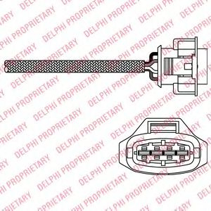 Sonda Lambda FIAT STILO (192) (2001 - 2010) DELPHI ES10792-12B1 piesa NOUA