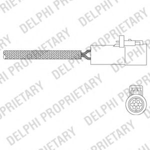 Sonda Lambda FORD FOCUS Combi (DNW) (1999 - 2007) DELPHI ES20349-12B1 piesa NOUA