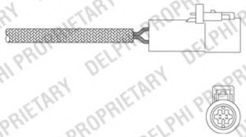 Sonda Lambda FORD MONDEO II Combi (BNP) (1996 - 2000) DELPHI ES20349-12B1 piesa NOUA