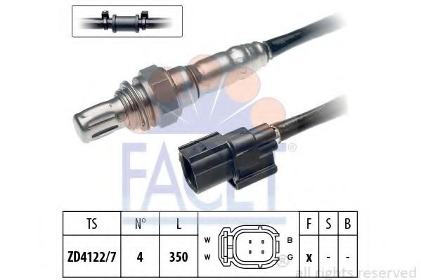 Sonda Lambda HONDA CIVIC VIII Hatchback (FN, FK) (2005 - 2012) FACET 10.8152 piesa NOUA