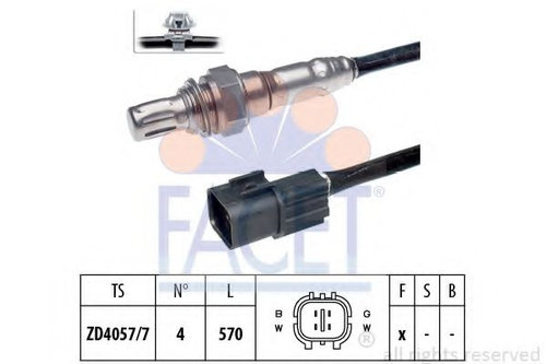 Sonda Lambda KIA SORENTO I (JC) (2002 - 2009) FACET 10.7510 piesa NOUA