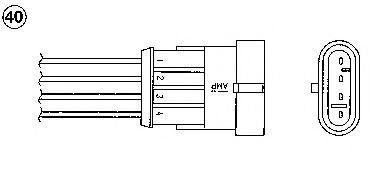 Sonda Lambda LANCIA THESIS (841AX) (2002 - 2009) NGK 7978 piesa NOUA