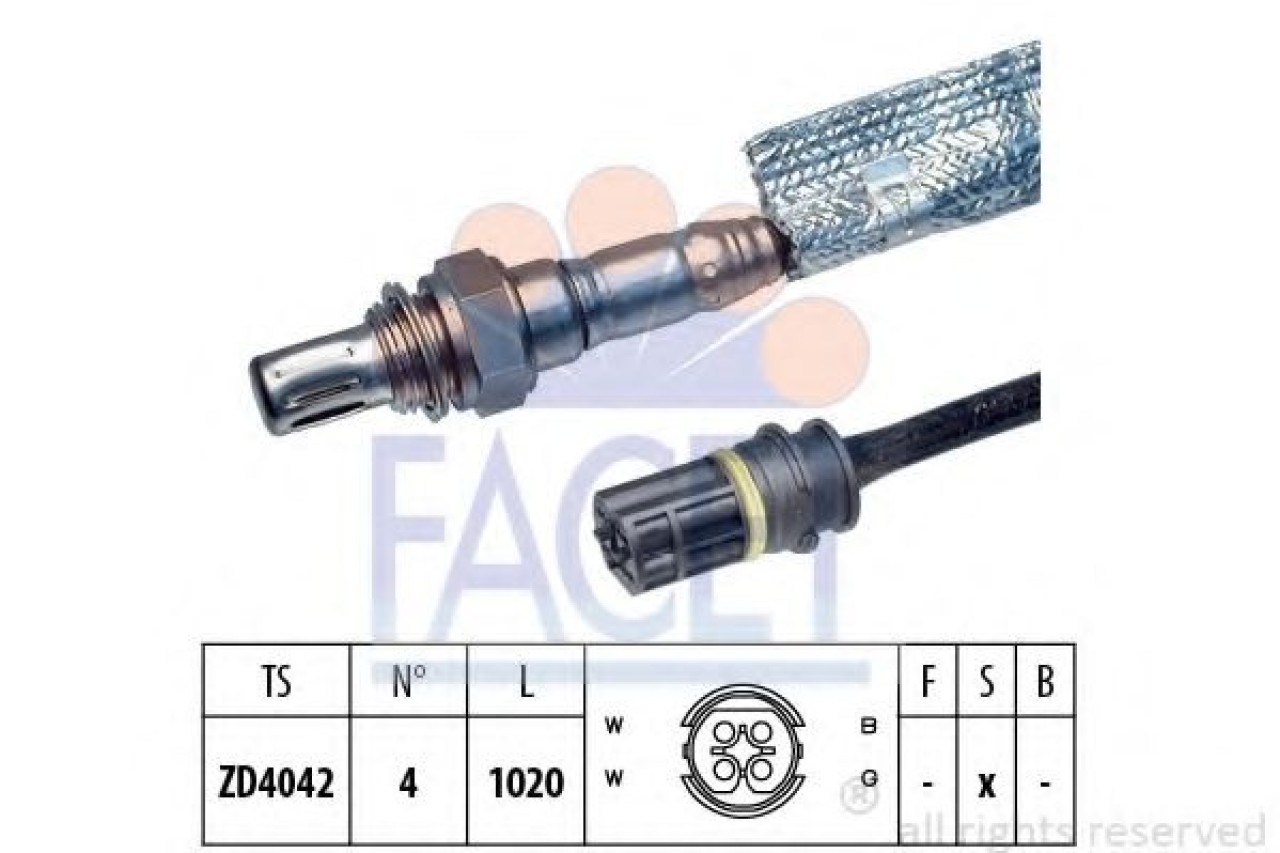 Sonda Lambda MERCEDES C-CLASS Combi (S202) (1996 - 2001) FACET 10.7957 piesa NOUA