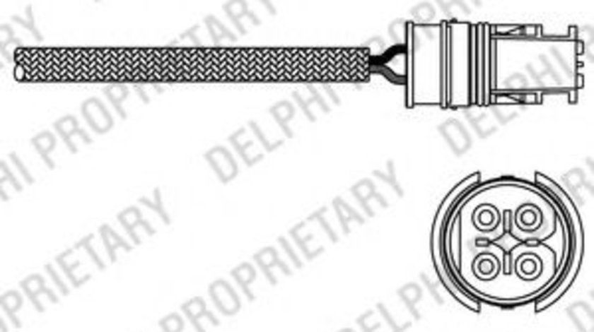 Sonda Lambda MERCEDES C-CLASS Combi (S202) (1996 - 2001) DELPHI ES20313-12B1 piesa NOUA