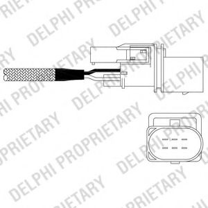 Sonda Lambda MERCEDES E-CLASS (W211) (2002 - 2009) DELPHI ES11026-12B1 piesa NOUA