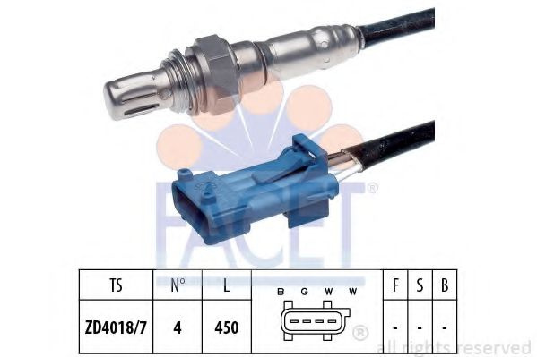 Sonda Lambda MINI MINI (R56) (2006 - 2013) FACET 10.8078 piesa NOUA