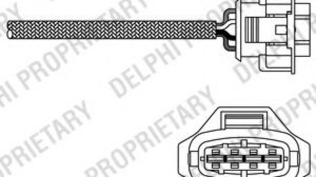 Sonda Lambda OPEL ASTRA G Combi (F35) (1998 - 2009) DELPHI ES20315-12B1 piesa NOUA