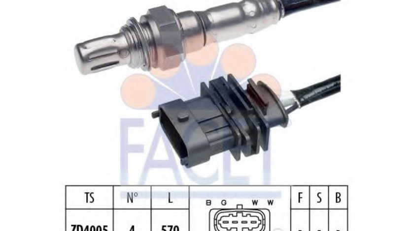 Sonda Lambda OPEL ASTRA G Limuzina (F69) (1998 - 2009) FACET 10.7089 piesa NOUA