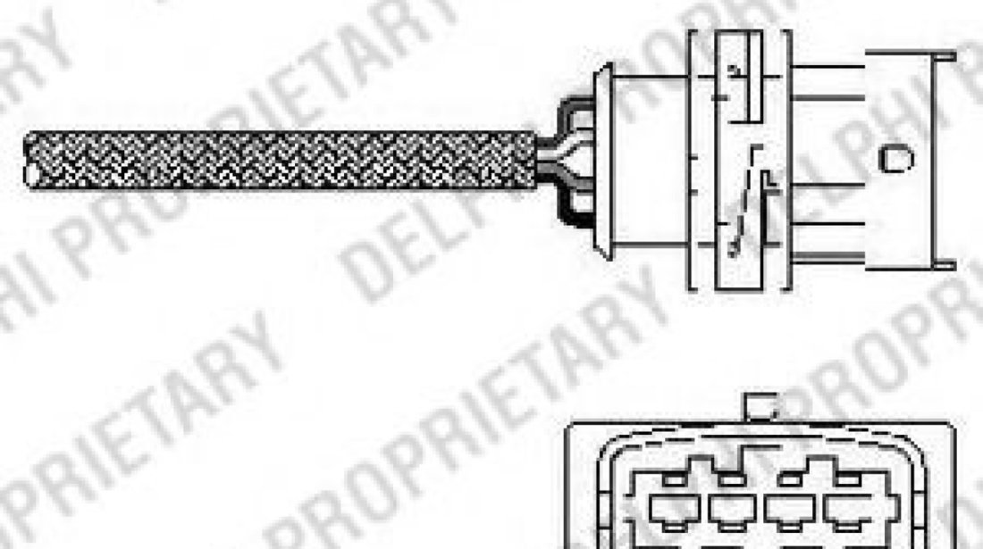 Sonda Lambda OPEL ASTRA H Combi (L35) (2004 - 2016) DELPHI ES10789-12B1 piesa NOUA