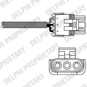 Sonda Lambda RENAULT MEGANE I Classic (LA0/1) (1996 - 2006) DELPHI ES10990-12B1 piesa NOUA