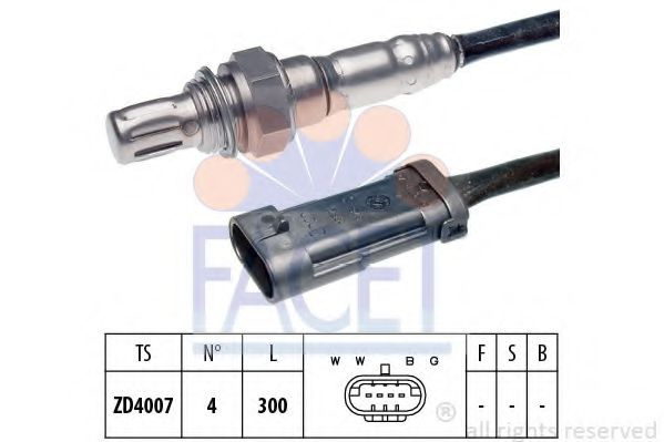 Sonda Lambda RENAULT SYMBOL I (LB0/1/2) (1998 - 2008) FACET 10.7715 piesa NOUA