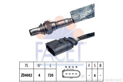 Sonda Lambda SEAT INCA (6K9) (1995 - 2003) FACET 10.7163 piesa NOUA