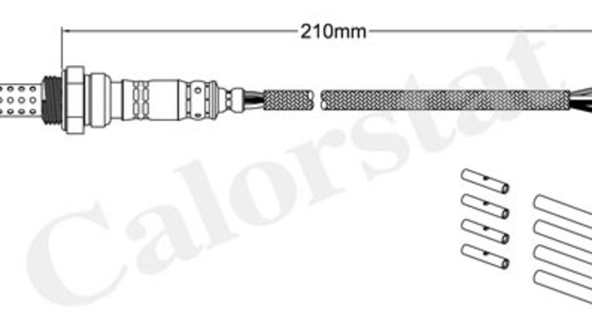 Sonda Lambda stanga (LS040041 CALORSTAT by Vernet) ALFA ROMEO,BMW,FIAT,LANCIA,MERCEDES-BENZ