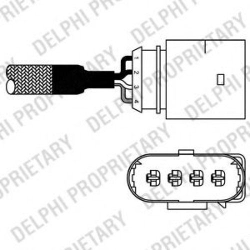 Sonda Lambda VW BORA Combi (1J6) (1999 - 2005) DELPHI ES10978-12B1 piesa NOUA