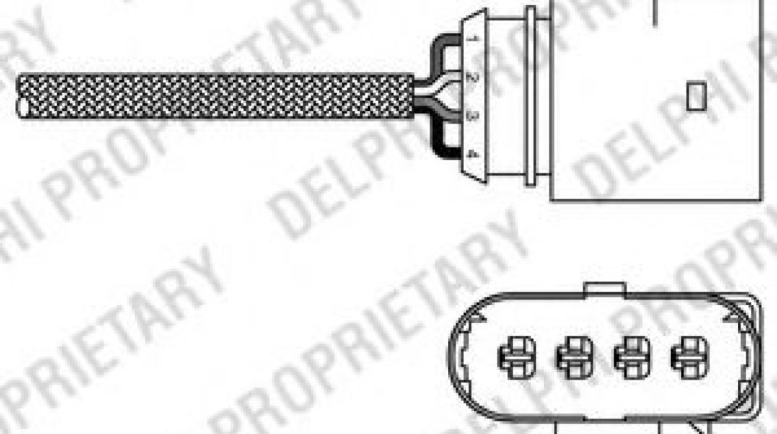 Sonda Lambda VW PASSAT Variant (3B5) (1997 - 2001) DELPHI ES20270-12B1 piesa NOUA