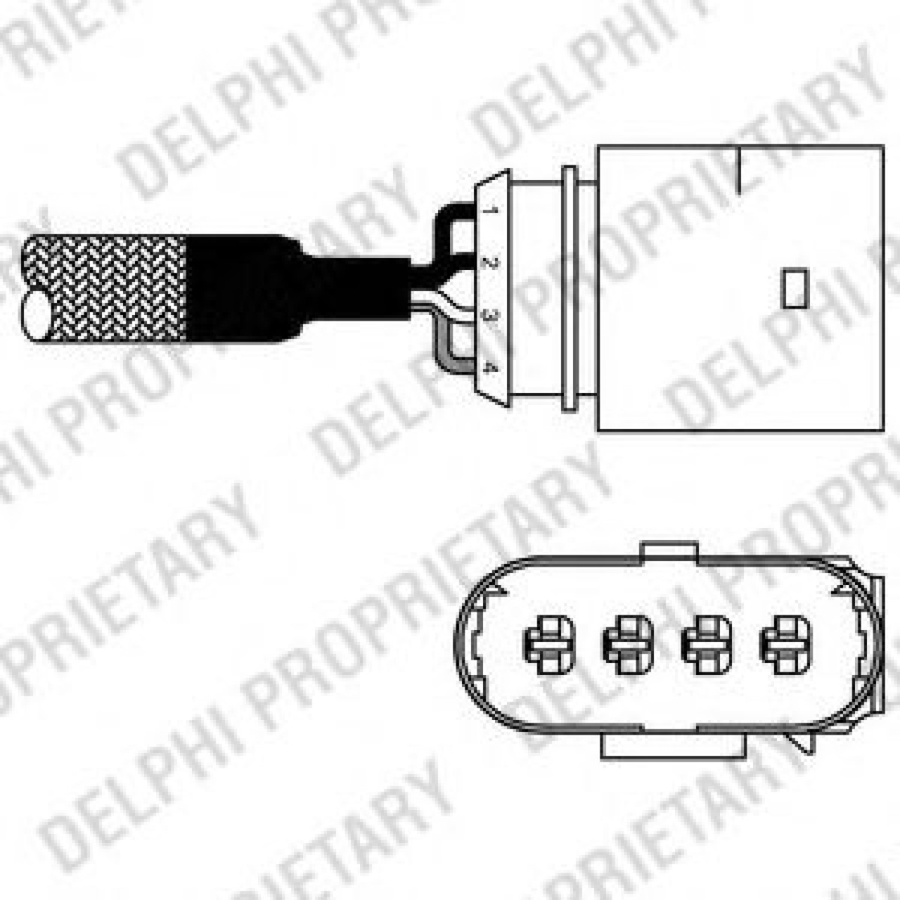 Sonda Lambda VW POLO (6N2) (1999 - 2001) DELPHI ES10981-12B1 piesa NOUA