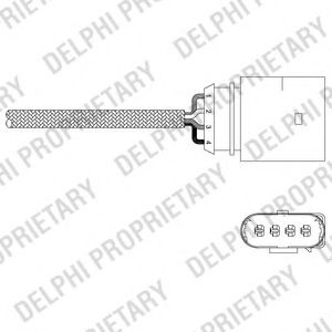 Sonda Lambda VW POLO CLASSIC (6KV2) (1995 - 2006) DELPHI ES20340-12B1 piesa NOUA