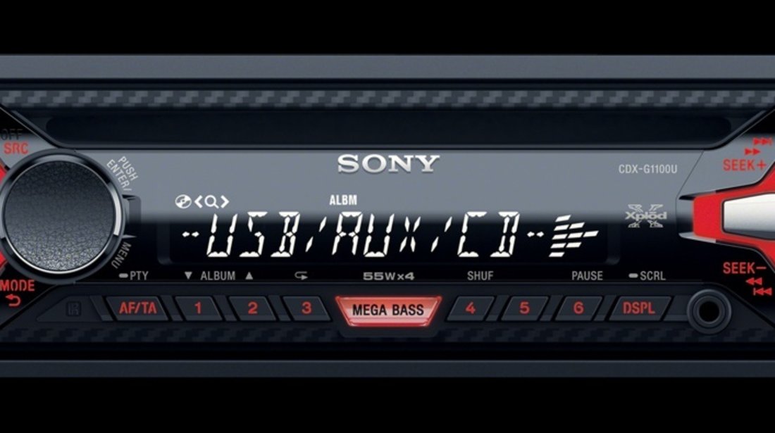 Sony Mp3 Auto Usb stick Radio Cd Player cdx-g1100 #22065496