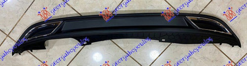 Spoiler/Fusta/Prelungire Bara Spate Cromata VW Polo 2017 2018 2019 2020 2021