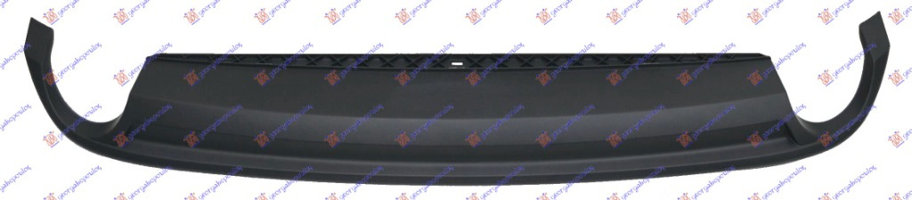 Spoiler/Fusta/Prelungire Bara Spate Cu Doua Orificii Pentru Iesiri VW Passat 2011 2012 2013 2014 2015