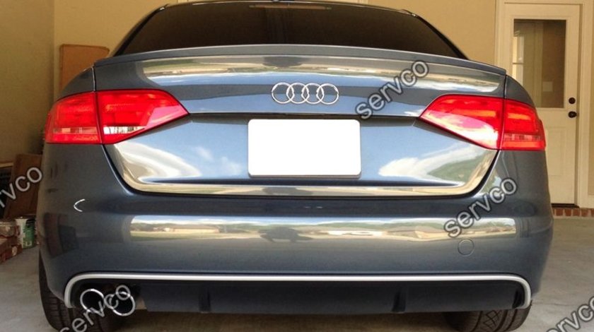 Spoiler lip buza tuning sport bara spate Audi A4 B8 8K S4 RS4 S line v2