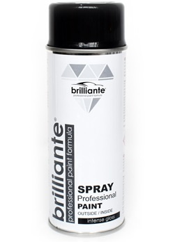 Spray Vopsea Brilliante Negru Trafic Lucios (RAL 9017) 400ML 01442