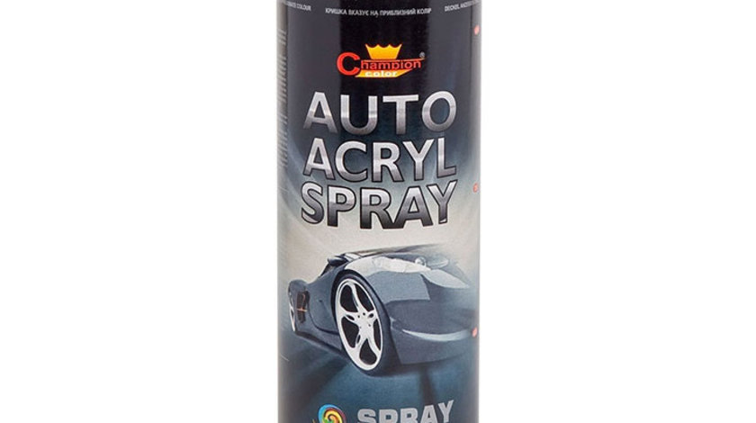 Spray Vopsea Champion Color Negru Mat 500ML TCT-4941