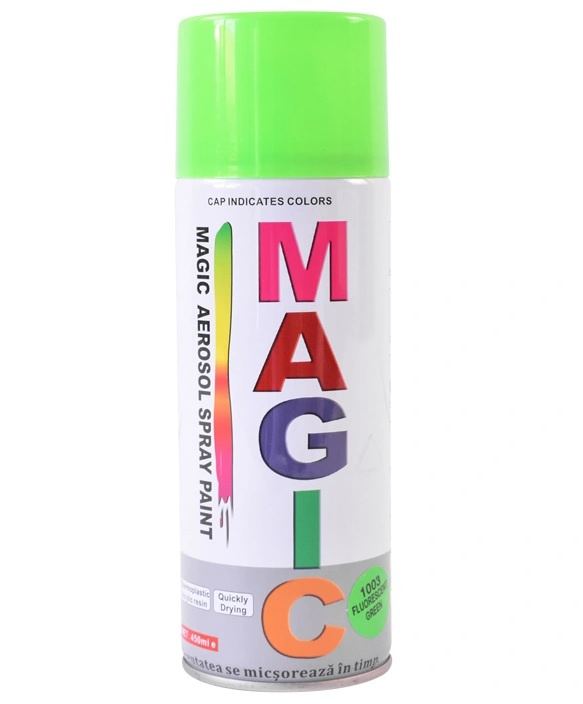 Spray Vopsea Magic Verde Fluorescent 400ML