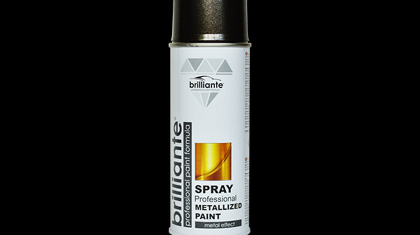 Spray Vopsea Negru Metalizat 400 Ml Brilliante