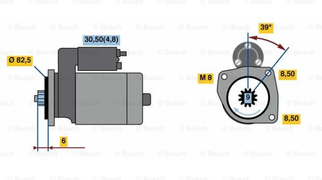 Starter (0001121034 BOSCH)