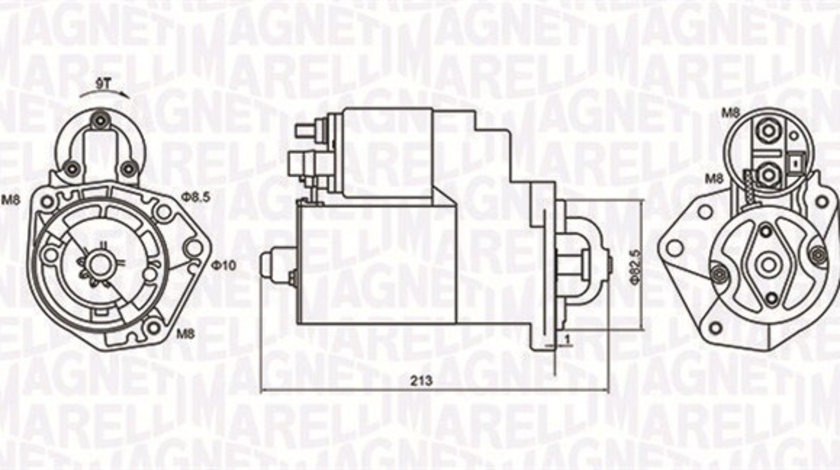 Starter (063720880010 MAGNETI MARELLI) SEAT