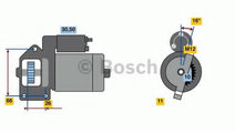 Starter AUDI A5 (8T3) (2007 - 2016) BOSCH 0 986 02...