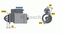 Starter AUDI A6 Avant (4F5, C6) (2005 - 2011) BOSC...