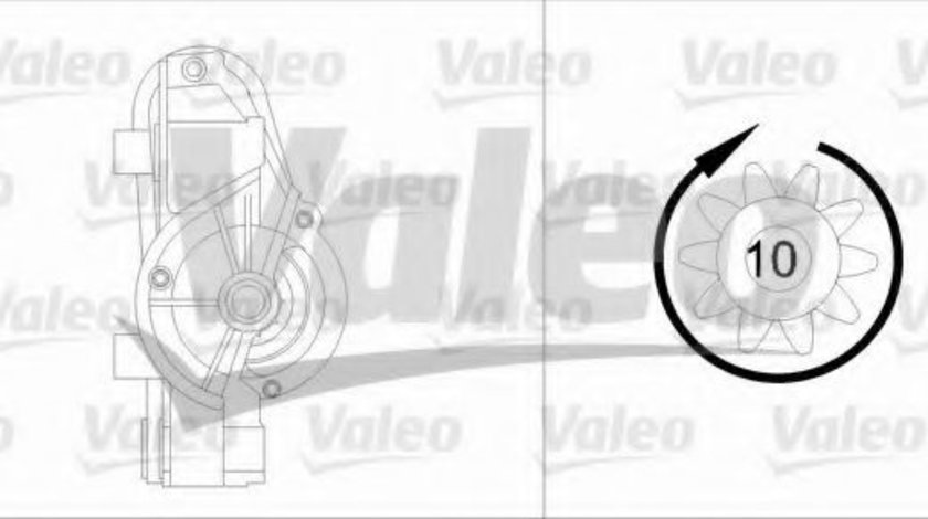 Starter CITROEN C5 I (DC) (2001 - 2004) VALEO 455956 piesa NOUA