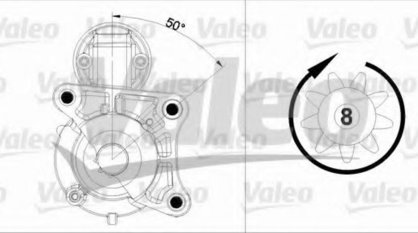 Starter DACIA LOGAN EXPRESS (FS) (2009 - 2016) VALEO 458179 piesa NOUA