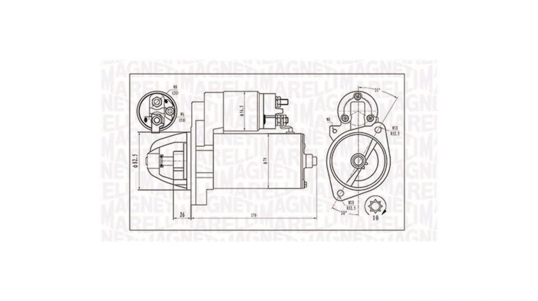 Starter Mercedes SPRINTER 4-t caroserie (904) 1996-2006 #2 0001109250