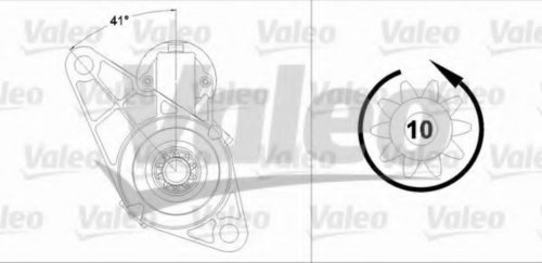 Starter SEAT IBIZA IV (6L1) (2002 - 2009) VALEO 458214 piesa NOUA