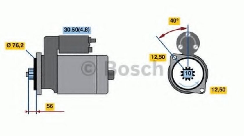 Starter SEAT TOLEDO III (5P2) (2004 - 2009) BOSCH 0 986 020 290 piesa NOUA