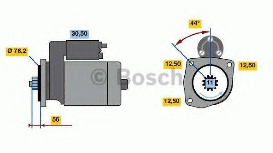 Starter SEAT TOLEDO IV (KG3) (2012 - 2016) BOSCH 0 986 024 100 piesa NOUA