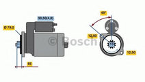 Starter SKODA YETI (5L) (2009 - 2016) BOSCH 0 001 ...