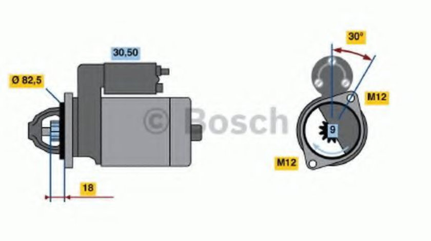 Starter VW PASSAT Variant (3B5) (1997 - 2001) BOSCH 0 986 016 240 piesa NOUA