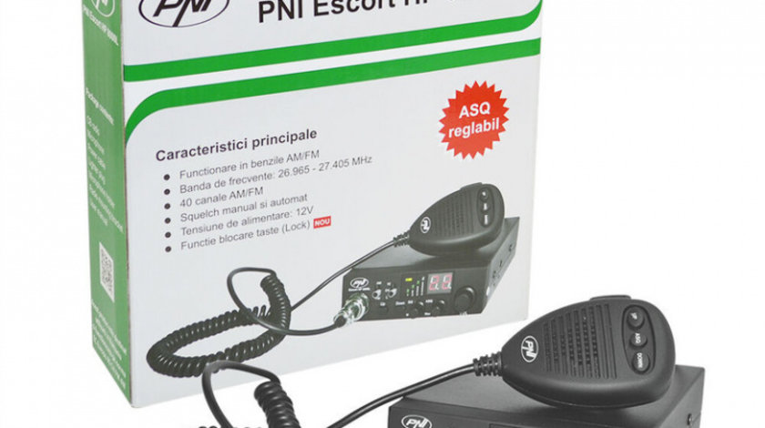 Statie radio CB NOUA Pni Escort Hp 8000L 12 V