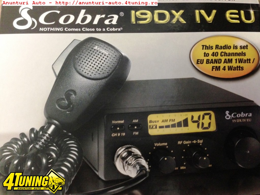 Statie radio emisie receptie Cobra 19DX IV EU - Cel mai bun pret. #269860