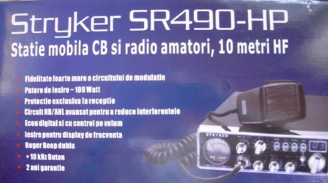 Statie Radio Stryker Sr 490 Hp Putere 100w Cea Mai Puternica Statie Din  Lume #27211