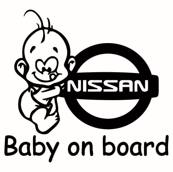 Sticker Baby On Bord Nissan TCL0119