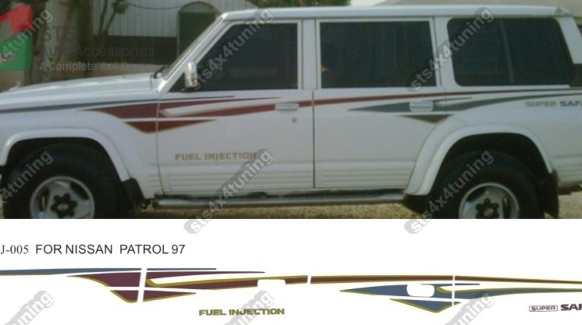 STICKERE AUTO NISSAN PATROL Y60 1987-1997 [1997 DESIGN]