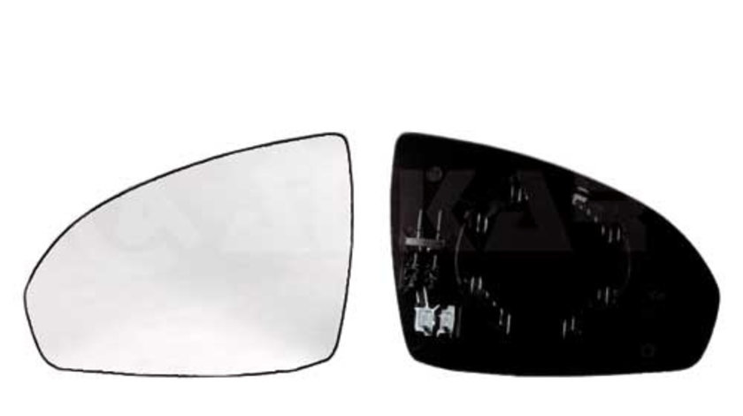Sticla oglinda, oglinda retrovizoare exterioara dreapta (6432009 AKA) SMART