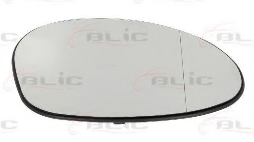Sticla oglinda, oglinda retrovizoare exterioara BMW Seria 1 (E87) (2003 - 2013) BLIC 6102-02-1212522P piesa NOUA